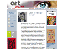 Tablet Screenshot of jean-metzinger.com